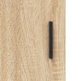 Aparador de madera contrachapada roble Sonoma 34,5x34x180 cm de vidaXL, Aparadores - Ref: Foro24-3189656, Precio: 111,03 €, D...