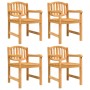 5-piece garden dining set solid teak wood by vidaXL, Garden sets - Ref: Foro24-3157933, Price: 640,44 €, Discount: %