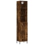 Smoked oak plywood sideboard 34.5x34x180 cm by vidaXL, Sideboards - Ref: Foro24-3189650, Price: 94,77 €, Discount: %