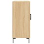 Aparador de madera de ingeniería roble Sonoma 90x34x80 cm de vidaXL, Aparadores - Ref: Foro24-828111, Precio: 80,69 €, Descue...