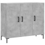 Aparador de madera de ingeniería gris hormigón 90x34x80 cm de vidaXL, Aparadores - Ref: Foro24-828112, Precio: 85,21 €, Descu...