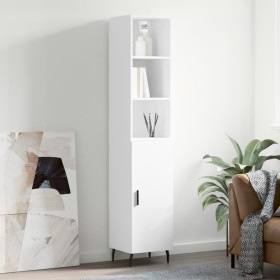 Tall white plywood sideboard 34.5x34x180 cm by vidaXL, Sideboards - Ref: Foro24-3189653, Price: 109,52 €, Discount: %