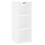 Aparador alto madera contrachapada blanco 34,5x34x180 cm de vidaXL, Aparadores - Ref: Foro24-3189653, Precio: 104,48 €, Descu...