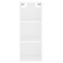 Aparador alto madera contrachapada blanco 34,5x34x180 cm de vidaXL, Aparadores - Ref: Foro24-3189653, Precio: 104,48 €, Descu...