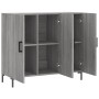 Sonoma gray engineered wood sideboard 90x34x80 cm by vidaXL, Sideboards - Ref: Foro24-828114, Price: 80,26 €, Discount: %