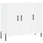 White engineered wood sideboard 90x34x80 cm by vidaXL, Sideboards - Ref: Foro24-828116, Price: 94,99 €, Discount: %