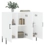 White engineered wood sideboard 90x34x80 cm by vidaXL, Sideboards - Ref: Foro24-828116, Price: 94,99 €, Discount: %