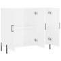 White engineered wood sideboard 90x34x80 cm by vidaXL, Sideboards - Ref: Foro24-828116, Price: 94,99 €, Discount: %