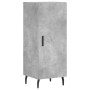 Aparador de madera contrachapada gris hormigón 34,5x34x180 cm de vidaXL, Aparadores - Ref: Foro24-3189657, Precio: 113,16 €, ...