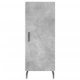 Aparador de madera contrachapada gris hormigón 34,5x34x180 cm de vidaXL, Aparadores - Ref: Foro24-3189657, Precio: 113,16 €, ...