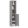 Tall gray Sonoma plywood sideboard 34.5x34x180 cm by vidaXL, Sideboards - Ref: Foro24-3189659, Price: 95,37 €, Discount: %