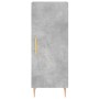 Aparador de madera contrachapada gris hormigón 34,5x34x180 cm de vidaXL, Aparadores - Ref: Foro24-3189625, Precio: 91,33 €, D...