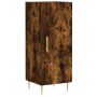 Aparador de madera contrachapada roble ahumado 34,5x34x180 cm de vidaXL, Aparadores - Ref: Foro24-3189626, Precio: 77,02 €, D...