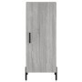 Tall Sonoma gray plywood sideboard 34.5x34x180 cm by vidaXL, Sideboards - Ref: Foro24-3189651, Price: 93,91 €, Discount: %