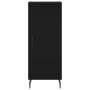 Aparador de madera contrachapada negro 34,5x34x180 cm de vidaXL, Aparadores - Ref: Foro24-3189654, Precio: 113,68 €, Descuent...