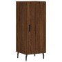 Aparador alto madera contrachapada roble marrón 34,5x34x180 cm de vidaXL, Aparadores - Ref: Foro24-3189660, Precio: 104,40 €,...