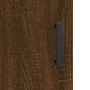 Aparador alto madera contrachapada roble marrón 34,5x34x180 cm de vidaXL, Aparadores - Ref: Foro24-3189652, Precio: 93,99 €, ...