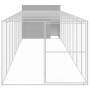 Light gray galvanized steel corral doghouse 214x1069x181cm by vidaXL, Dog kennels - Ref: Foro24-3189141, Price: 860,84 €, Dis...