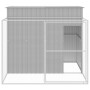 Doghouse corral light gray galvanized steel 214x253x181cm by vidaXL, Dog kennels - Ref: Foro24-3189125, Price: 396,89 €, Disc...