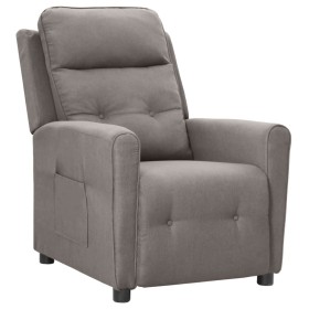 Sillón reclinable de tela gris taupe de vidaXL, Sillones - Ref: Foro24-342285, Precio: 171,99 €, Descuento: %