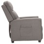 Sillón reclinable de tela gris taupe de vidaXL, Sillones - Ref: Foro24-342285, Precio: 171,57 €, Descuento: %