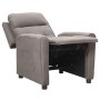 Sillón reclinable de tela gris taupe de vidaXL, Sillones - Ref: Foro24-342285, Precio: 171,57 €, Descuento: %