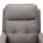 Sillón reclinable de tela gris taupe de vidaXL, Sillones - Ref: Foro24-342285, Precio: 171,57 €, Descuento: %