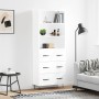 High glossy white plywood sideboard 69.5x34x180 cm by vidaXL, Sideboards - Ref: Foro24-3189375, Price: 146,99 €, Discount: %