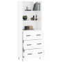 High glossy white plywood sideboard 69.5x34x180 cm by vidaXL, Sideboards - Ref: Foro24-3189375, Price: 146,99 €, Discount: %