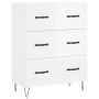 High glossy white plywood sideboard 69.5x34x180 cm by vidaXL, Sideboards - Ref: Foro24-3189375, Price: 146,99 €, Discount: %