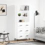 High glossy white plywood sideboard 69.5x34x180 cm by vidaXL, Sideboards - Ref: Foro24-3189383, Price: 153,84 €, Discount: %