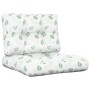 Cushions for pallets, 2 units, leaf print fabric by vidaXL, Cushions for chairs and sofas - Ref: Foro24-360685, Price: 45,99 ...