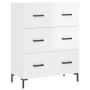 High glossy white plywood sideboard 69.5x34x180 cm by vidaXL, Sideboards - Ref: Foro24-3189383, Price: 153,84 €, Discount: %