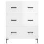 High glossy white plywood sideboard 69.5x34x180 cm by vidaXL, Sideboards - Ref: Foro24-3189383, Price: 153,84 €, Discount: %