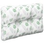 Cushions for pallets, 2 units, leaf print fabric by vidaXL, Cushions for chairs and sofas - Ref: Foro24-360685, Price: 45,99 ...