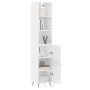 High glossy white plywood sideboard 34.5x34x180 cm by vidaXL, Sideboards - Ref: Foro24-3189607, Price: 99,63 €, Discount: %