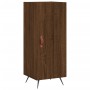 Aparador alto madera contrachapada roble marrón 34,5x34x180 cm de vidaXL, Aparadores - Ref: Foro24-3189612, Precio: 90,53 €, ...