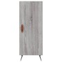 Tall Sonoma gray plywood sideboard 34.5x34x180 cm by vidaXL, Sideboards - Ref: Foro24-3189611, Price: 92,23 €, Discount: %