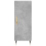 Aparador de madera contrachapada gris hormigón 34,5x34x180 cm de vidaXL, Aparadores - Ref: Foro24-3189617, Precio: 98,20 €, D...