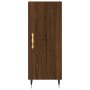 Aparador alto madera contrachapada roble marrón 34,5x34x180 cm de vidaXL, Aparadores - Ref: Foro24-3189620, Precio: 90,17 €, ...