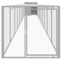 Chicken coop and corral light gray galvanized steel 110x1017x110 cm by vidaXL, Cages and habitats for small animals - Ref: Fo...