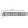 Outdoor kennel with silver galvanized steel roof 14x2x2.5m by vidaXL, Dog kennels and fences - Ref: Foro24-3190469, Price: 59...