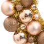 Rose gold polystyrene Christmas wreath 45 cm by vidaXL, Festive decorations - Ref: Foro24-356123, Price: 39,51 €, Discount: %