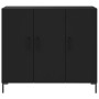 Aparador de madera de ingeniería negro 90x34x80 cm de vidaXL, Aparadores - Ref: Foro24-828109, Precio: 91,16 €, Descuento: %