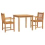 3-piece solid acacia wood garden dining set by vidaXL, Garden sets - Ref: Foro24-3206275, Price: 288,80 €, Discount: %