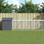 Chicken coop with galvanized steel gray enclosure 117x609x123 cm by vidaXL, Cages and habitats for small animals - Ref: Foro2...