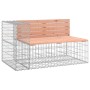 Gabion design garden bench Douglas fir wood 347x71x65.5cm by vidaXL, garden benches - Ref: Foro24-3196255, Price: 492,72 €, D...