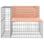 Gabion design garden bench Douglas fir wood 287x71x65.5cm by vidaXL, garden benches - Ref: Foro24-3196252, Price: 384,99 €, D...