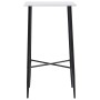 High table and 3-piece dark gray fabric stools. by vidaXL, Furniture sets for kitchens and dining rooms - Ref: Foro24-3050006...