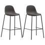 High table and 3-piece dark gray fabric stools. by vidaXL, Furniture sets for kitchens and dining rooms - Ref: Foro24-3050006...